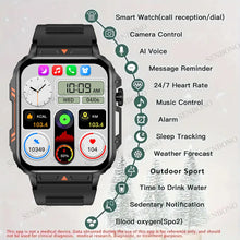 SENBONO Military Men Smart Watch Bluetooth Call 24/7 Heart Rate Monitor IP68 Waterproof 100+ Sport Mode Smartwatch for Men Women