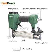 FivePears Air Nailer Gun Straight Nail Gun Pneumatic Nailing Stapler Furniture Wire Stapler F30