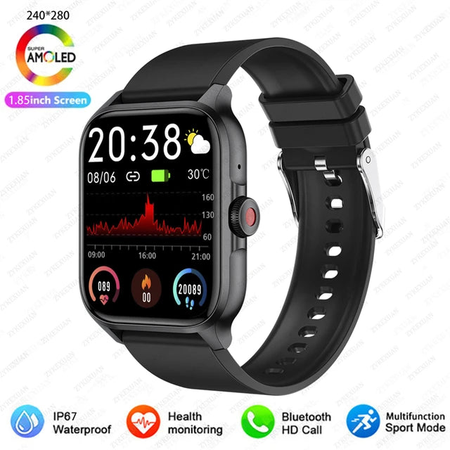 2025 New For Xiaomi Smart Watch Men Blood Oxygen Heart Rate Monitoring Sports Fitness Watch Man Woman Bluetooth Call Smart Watch