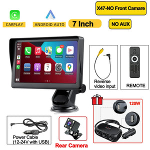 7/9 Wireless Carplay Android Auto Automotive Multimedia GPS Car Play Car radio With Built-in Dashcam Car intelligent systems