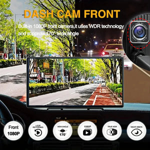 7/9 Wireless Carplay Android Auto Automotive Multimedia GPS Car Play Car radio With Built-in Dashcam Car intelligent systems