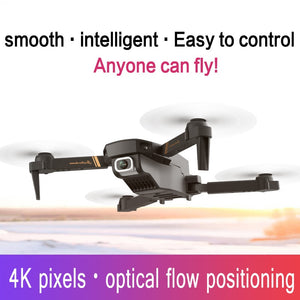 4DRC V4 RC Drone 4K 1080P HD Wide Angle Camera WiFi Fpv Dual Camera Foldable Quadcopter Real Time Transmission Dron Gift Toys