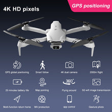 4DRC New 4K HD Dual Camera GPS 5G WIFI Wide Angle FPV Real-time Transmission RC Distance 2km Professional Drone Dron Gift Toys