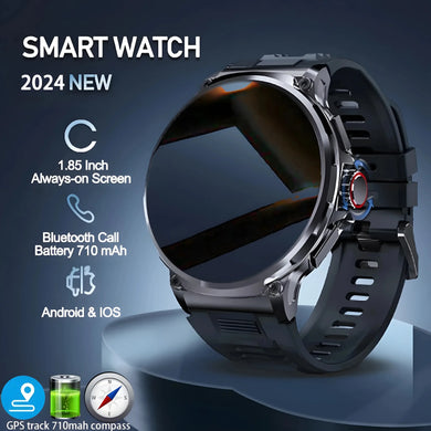 New 710mAh Bluetooth Call Smart Watch Men Sports Fitness Watches  1.85