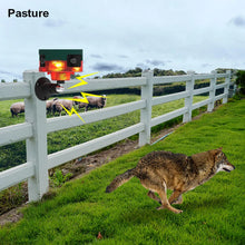 Solar Outdoor Animal Repeller Wireless Remote Control 1200mAh Beast Repeller 13 Sounds Recordable IP55 for Wild Boar Rabbit Deer