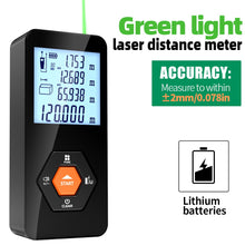 Aicevoos Green Light Digital Laser Rangefinder 50M70M100M120M Laser Distance Meter Trena Laser Tape Measure Roulette