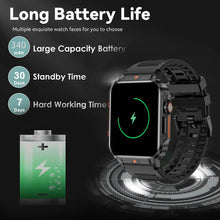 SENBONO Military Men Smart Watch Bluetooth Call 24/7 Heart Rate Monitor IP68 Waterproof 100+ Sport Mode Smartwatch for Men Women