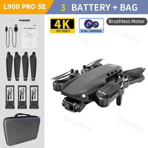 L900 Pro SE Drone 5G GPS HD Camera FPV 25min Flight Time Brushless Motor Quadcopter Distance 1.2km 4K Professional Drones