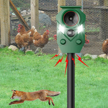 Solar Ultrasonic Animal Repeller Device Deer Repellent Device Animal Repellent for Deer Squirrels Cats Dogs Raccoons Rabbits
