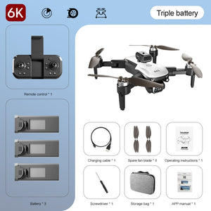 RC Drone S2S 1503 Burshless Driver 6K HD ESC Camera  2.4G WIFI FPV Four-way Obstacle Avoidance Foldable Quadcopter