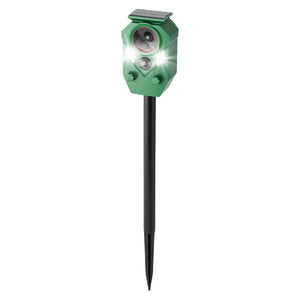 Solar Ultrasonic Animal Repeller Device Deer Repellent Device Animal Repellent for Deer Squirrels Cats Dogs Raccoons Rabbits