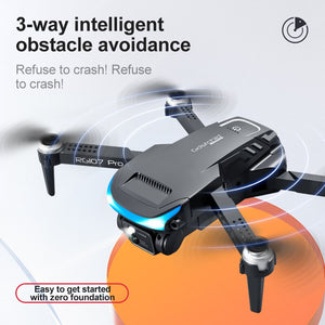 For Beginner 2023 RG107 4k Drone 3 Side Avoid Obstacles HD Dual Camera WiFi fpv Drone Quadcopter Toys Helicopter RC Dron