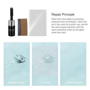 Quick-Fix Nano Repair Kit For Car & Rv Windshields Crack Sealant And Adhesive For Glass Maintenance amagi