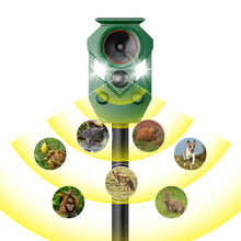 Solar Ultrasonic Animal Repeller Device Deer Repellent Device Animal Repellent for Deer Squirrels Cats Dogs Raccoons Rabbits