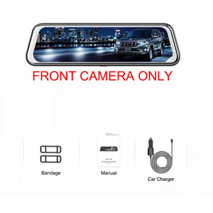 10'' Dash Camera For Car Video Recorder Rearview Mirror Dash Cam Front and Rear Camera Mirror DVR Black Box Auto Dashcam Vehicle