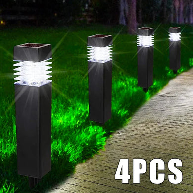 Solar Garden Lights LED Solar Pathway Lights Outdoor IP65 Waterproof Landscape Lighting Decor for Backyard Walkway Driveway