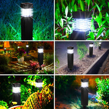 Solar Garden Lights LED Solar Pathway Lights Outdoor IP65 Waterproof Landscape Lighting Decor for Backyard Walkway Driveway