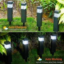 Solar Garden Lights LED Solar Pathway Lights Outdoor IP65 Waterproof Landscape Lighting Decor for Backyard Walkway Driveway