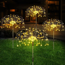 Solar LED Fairy Pathway Lights Outdoor Waterproof Firework Decor Garden Lawn Solar Power Lamp For Yard Balcony Patio Christmas