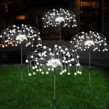 Solar LED Fairy Pathway Lights Outdoor Waterproof Firework Decor Garden Lawn Solar Power Lamp For Yard Balcony Patio Christmas