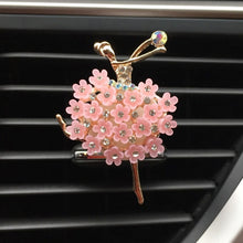 Car Aroma Diffuser Fragrance For Car Flavoring Air Fresheners Auto Perfume Car Smell Vent Clip Ballet Bling Car Accessory Girls