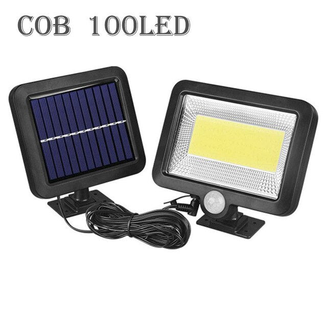 56/100 LED Solar Light PIR Motion Sensor Detection Wall Lamp Energy-saving Solar Lamp Waterproof Outdoor Indoor Lighting