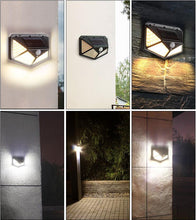 100 LED Solar Light Outdoor Solar Lamp Powered Sunlight Waterproof PIR Motion Sensor Street Light Wall Light Garden Light
