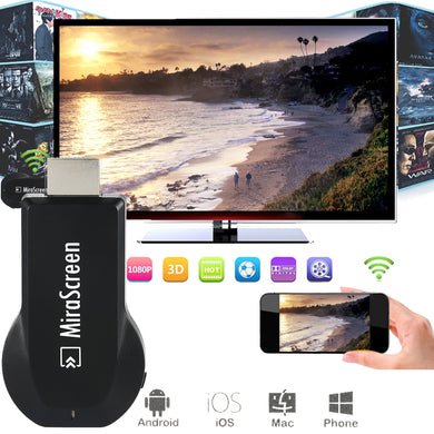 Mirascreen wifi HDMI OTA TV Stick Dongle Wi Fi Display Receiver better anycast DLNA Airplay Miracast Airmirroring