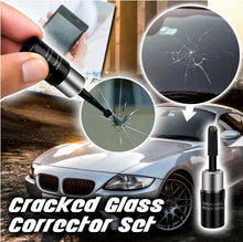 Automotive Glass Nano Repair Fluid Broken Glass Nano Repair Tool Set Black/ White Magic Windshield Repair Tool Kit 3