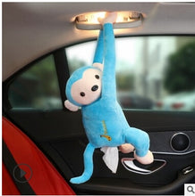 Creative Cartoon Monkey Home Office Car Hanging Paper Napkin Tissue Box Cover Holder Portable Paper Box
