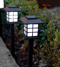 2pcs/Lot Solar Lantern Lawn Lamps Outdoor Garden Solar Spotlight Pathway Landscape Retro Solar Underground light