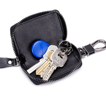 Brand Key Holder High Quality Cow Split Leather Key Chain for Car Keys Wallet Keys Pouch Fashion Simple Mini Man Car Key Case