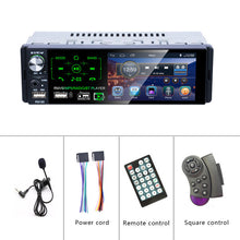 Hikity Autoradio1 din Car Radio 4.1" Inch Touch Screen Car Stereo Multimedia MP5 Player Bluetooth RDS Dual USB Support Micphone