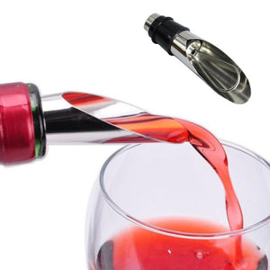 Liquor Spirit Pourer Flow Wine Bottle Pour Spout Stopper Stainless Steel Cap