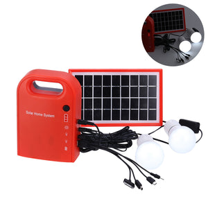 Portable Solar Panel Power Generator USB Cable Battery Charger.